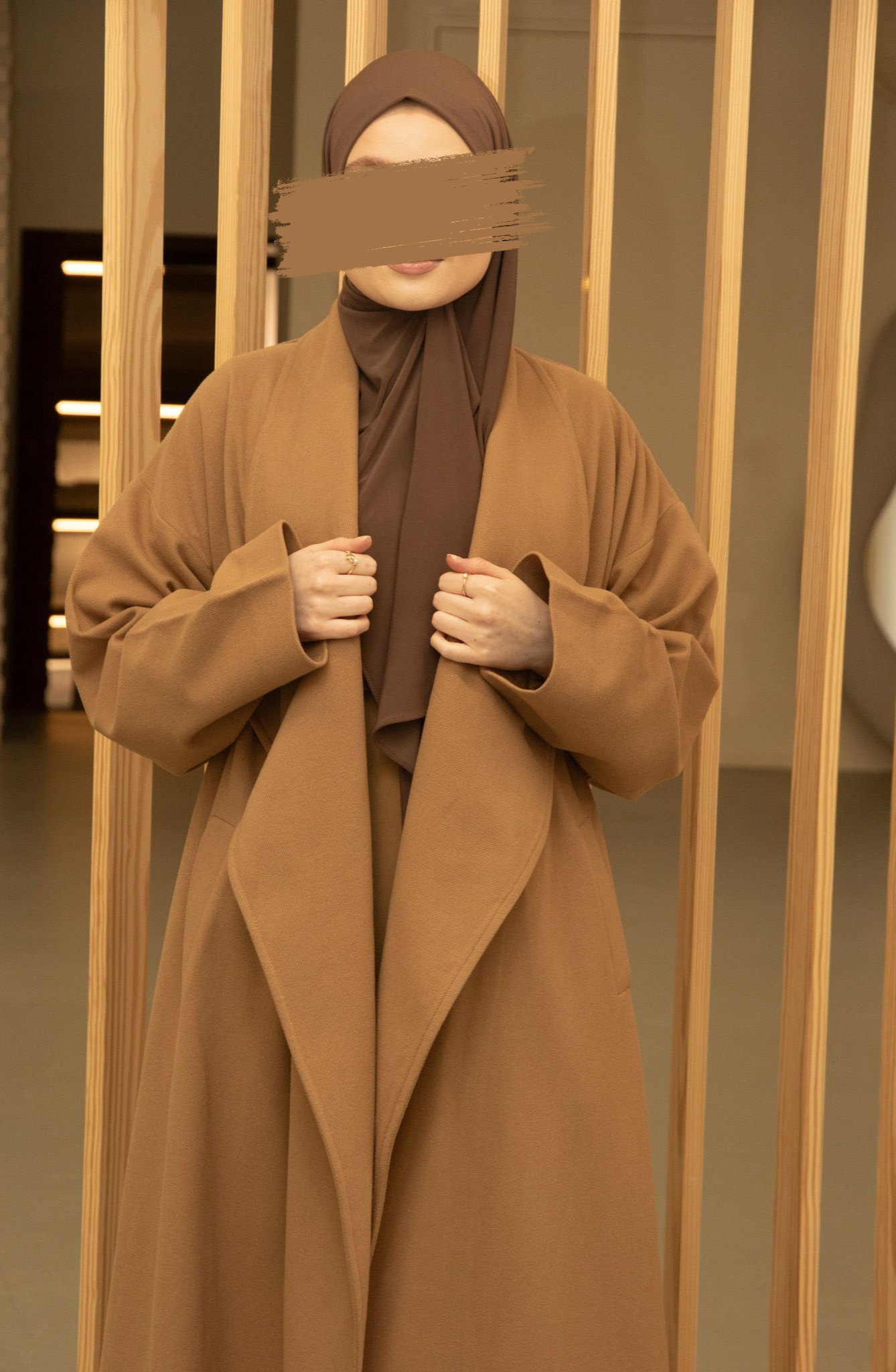 Caramel Coat - Khayla Modestique