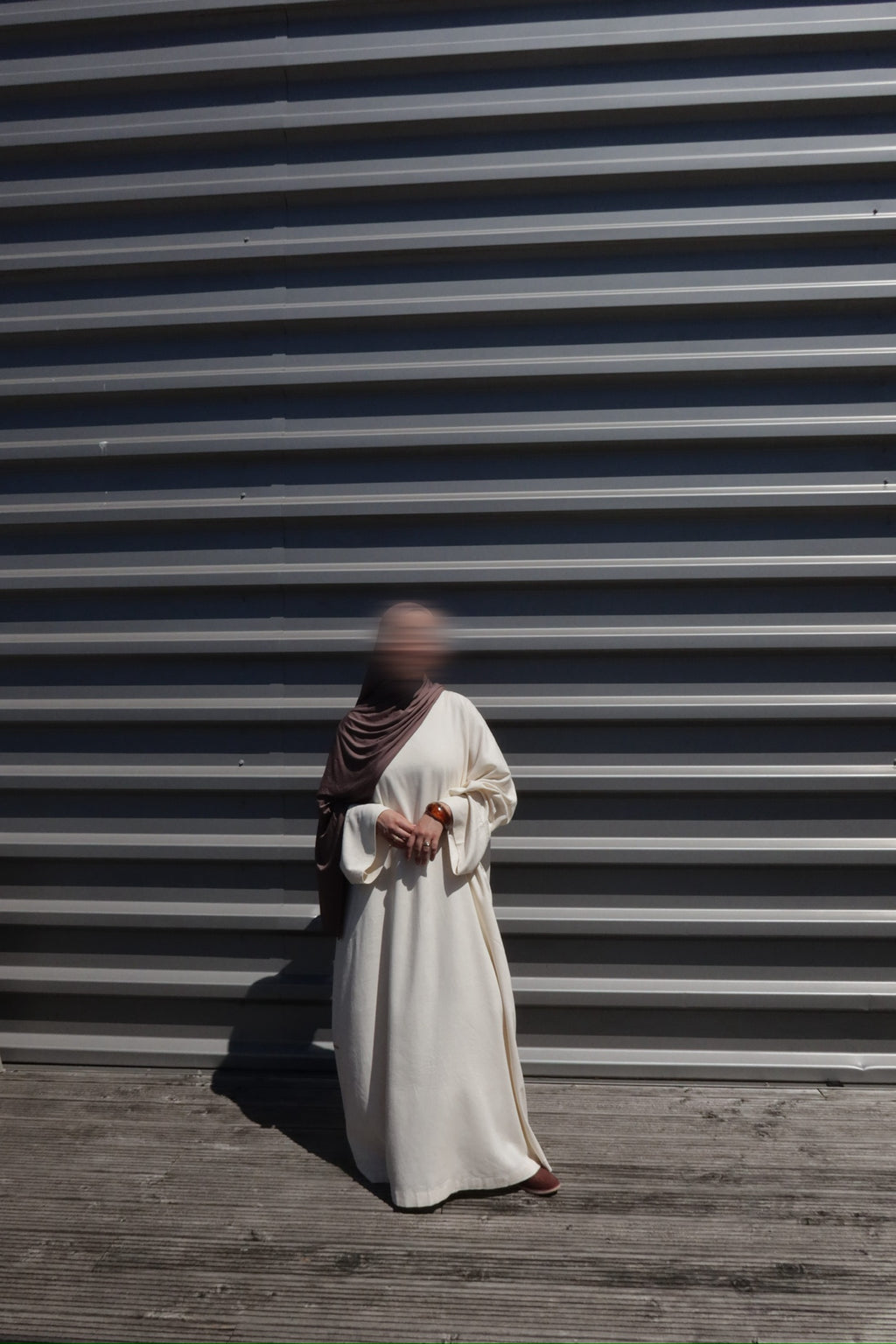 Linnen Abaya Imani - Beige - Khayla Modestique