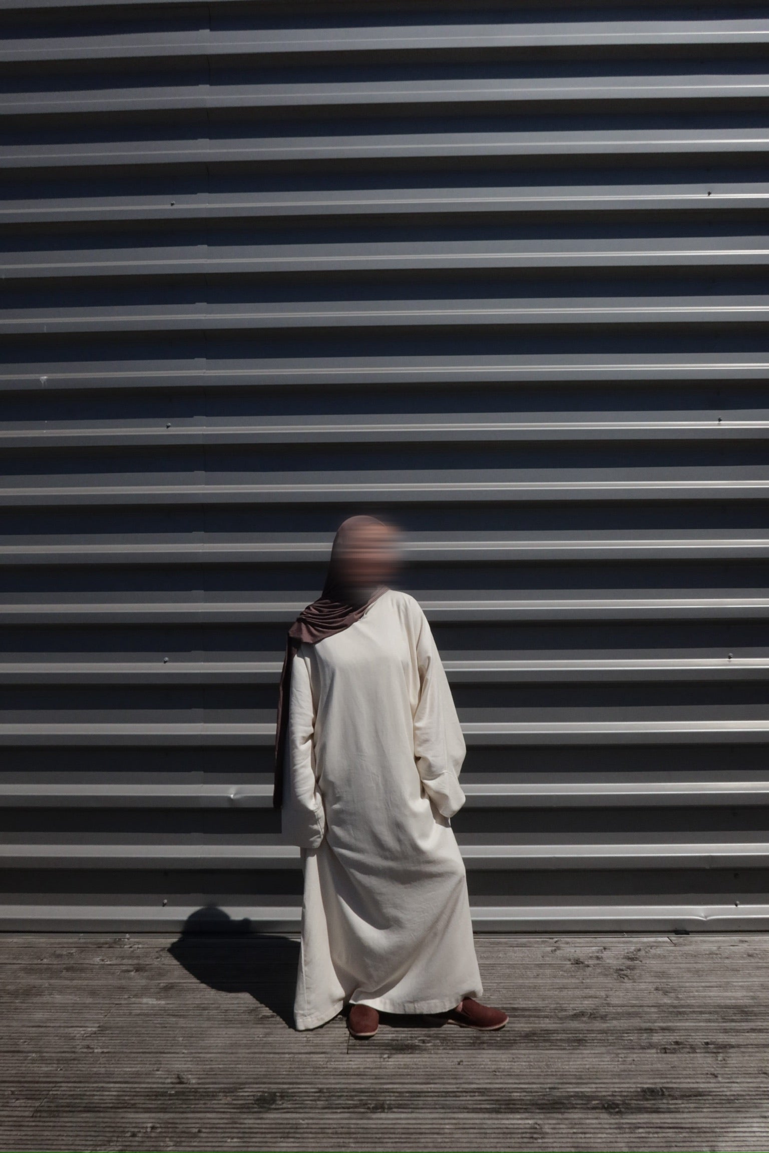 Linnen Abaya Imani - Beige - Khayla Modestique